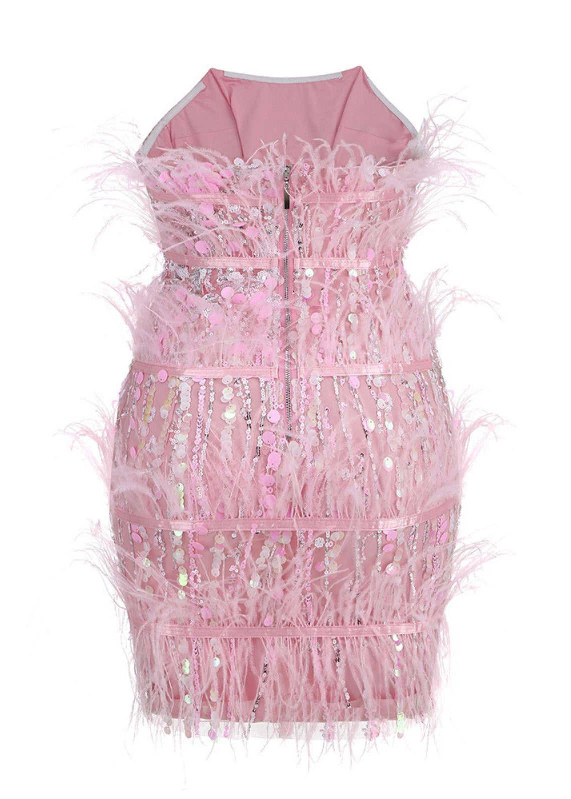 Rosé Mini Dress – Marshea Chanel Squared